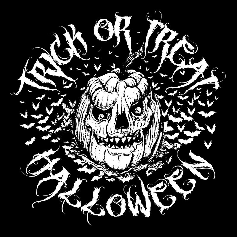 Halloween Süßes oder Saures Kürbis - Horror