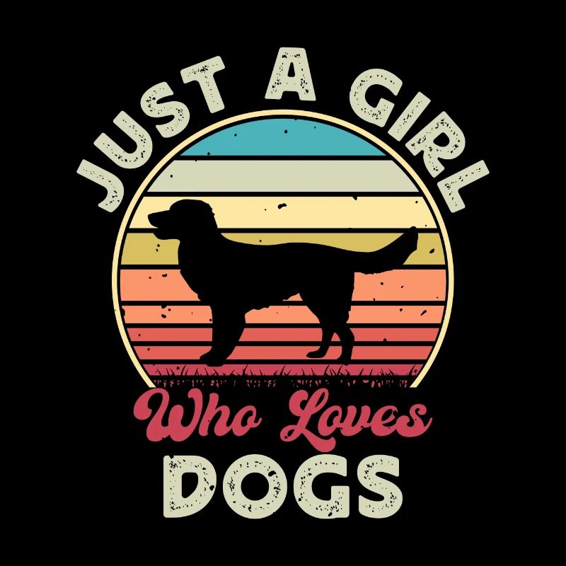 German Longhaired Pointer Dog Silhouette Retro