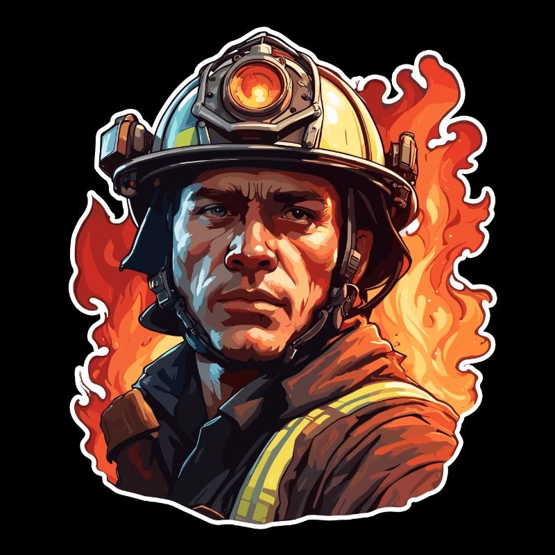 Firefighter / Fire / Fire / Extinguish / Hero