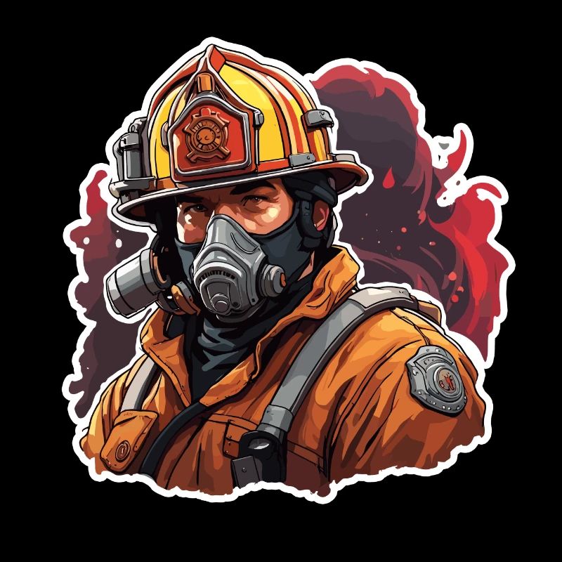 Firefighter / Fire / Fire / Extinguish / Hero