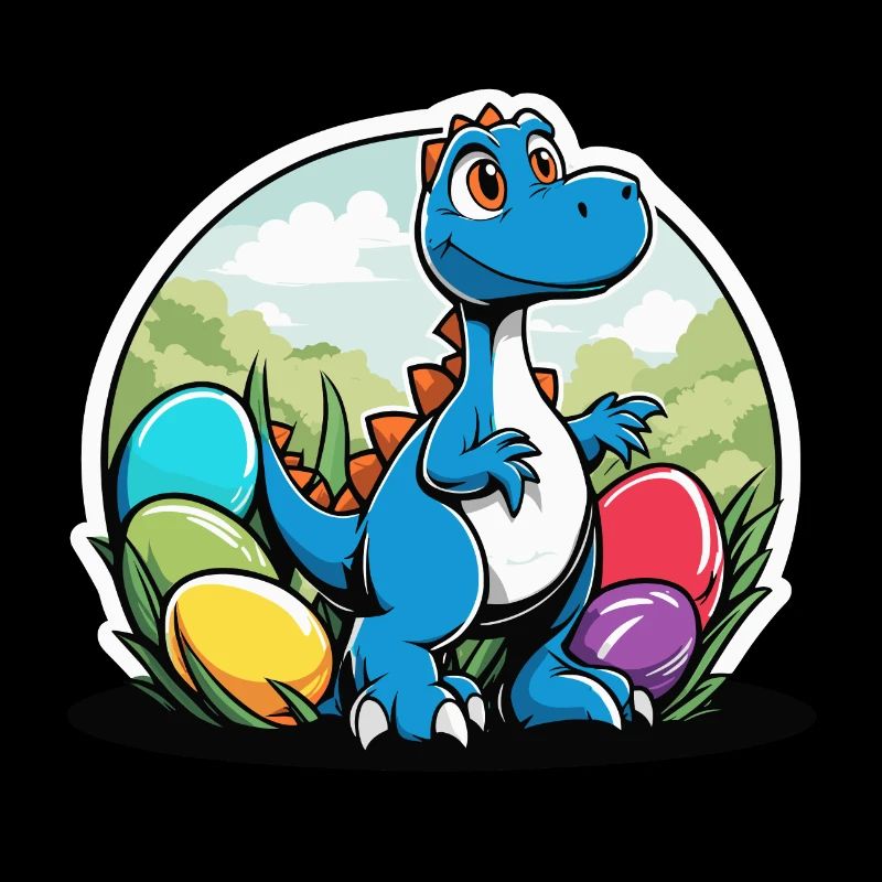 Dinosaur Easter Eggs Easter