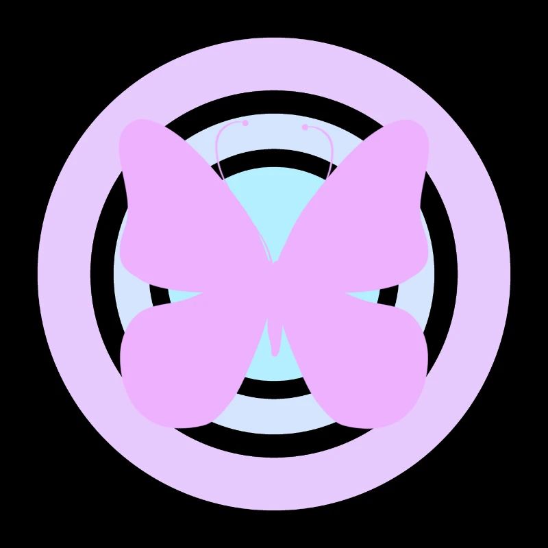 Papillon céleste violet