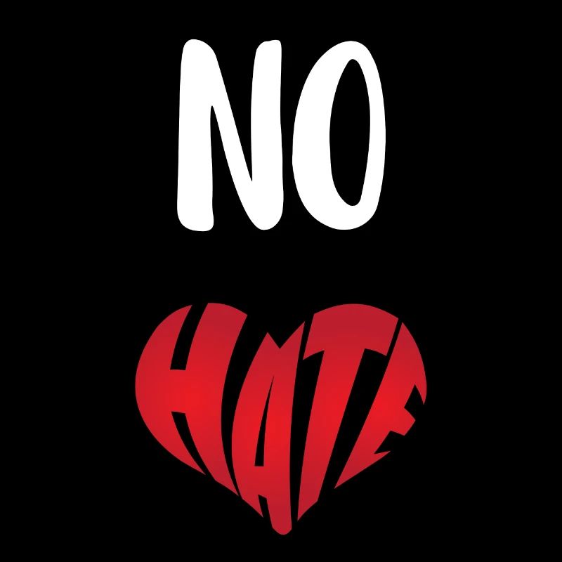 No Hate Dislike Stop Hate Anti Hate