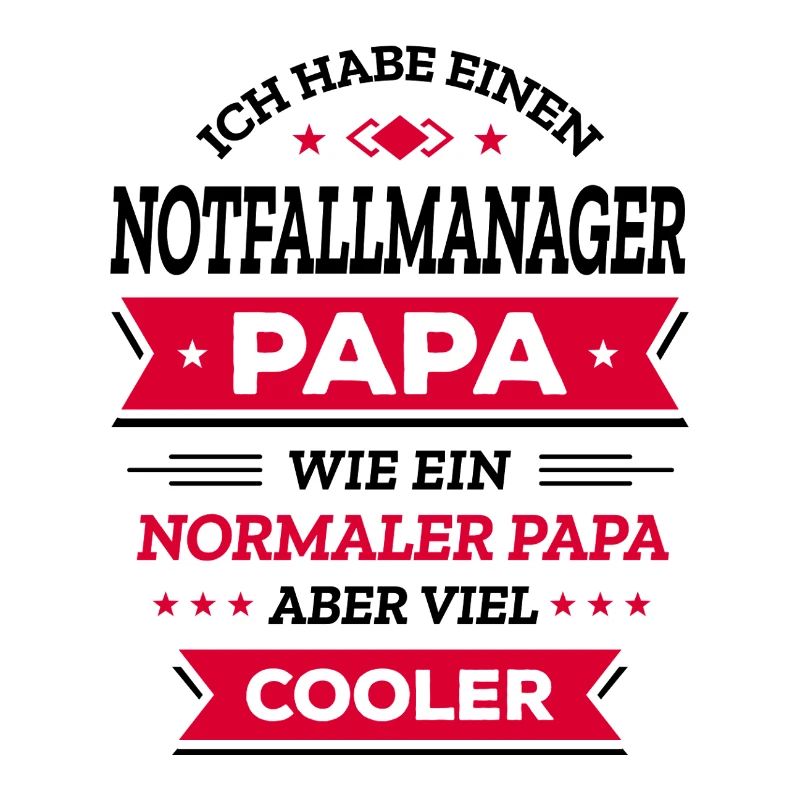 COOLER NOTFALLMANAGER PAPA VATERTAG GEBURTSTAG