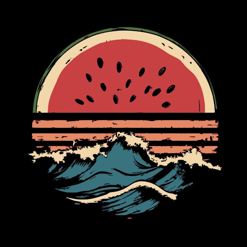 Pastèque Mer Plage Été