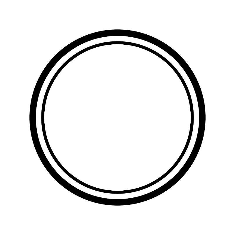 Double Circle Frame