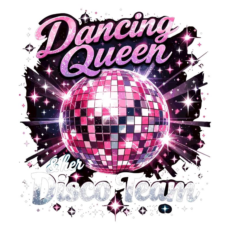 Dancing Queen & Disco Team: JGA Diskokugel Mix