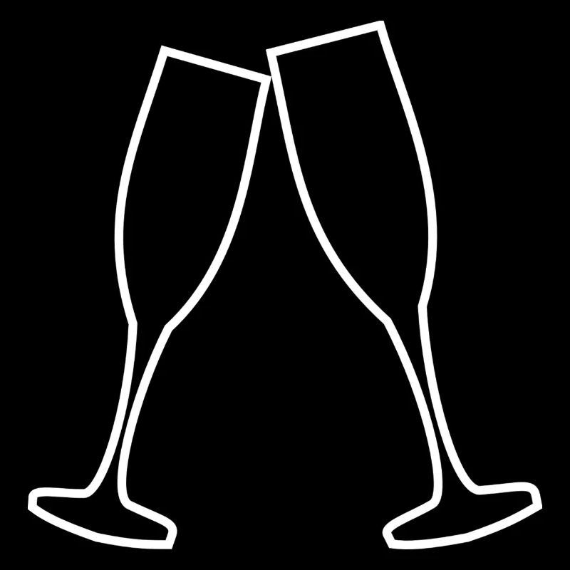 Gläser für Partys, Abschiede, Silvester