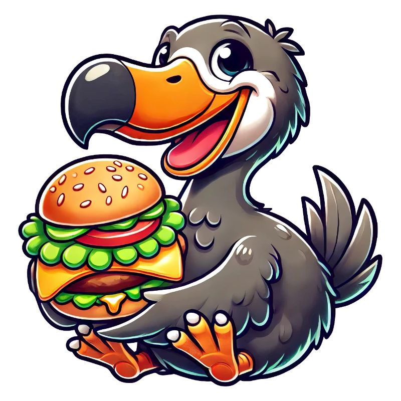 Fantaisiste Dodo Burger Cheeseburger de restauration rapide
