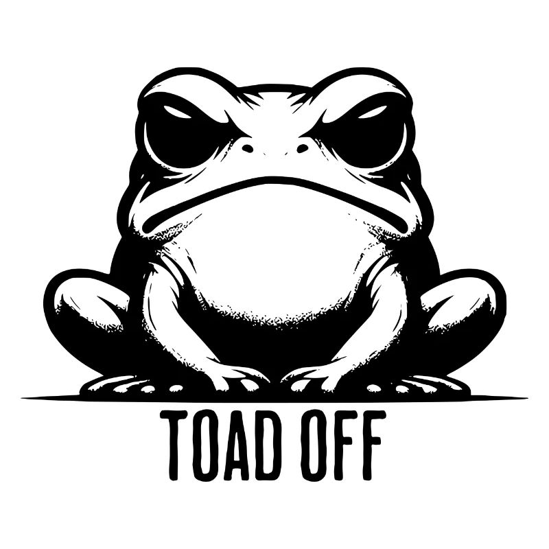 Vintage Frog Toad Meme Grumpy Frog Don't Toad Me
