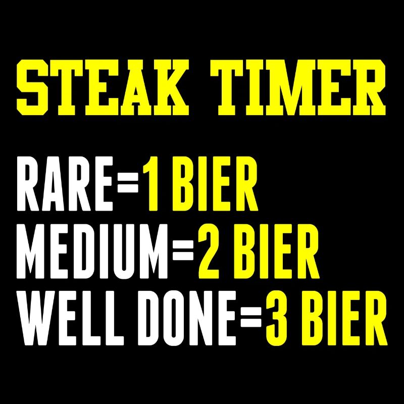 Steaktimer Rare 1Bier Medium 2Bier Well Done 3Bier