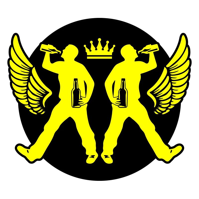 Drinking Bier Silhouette