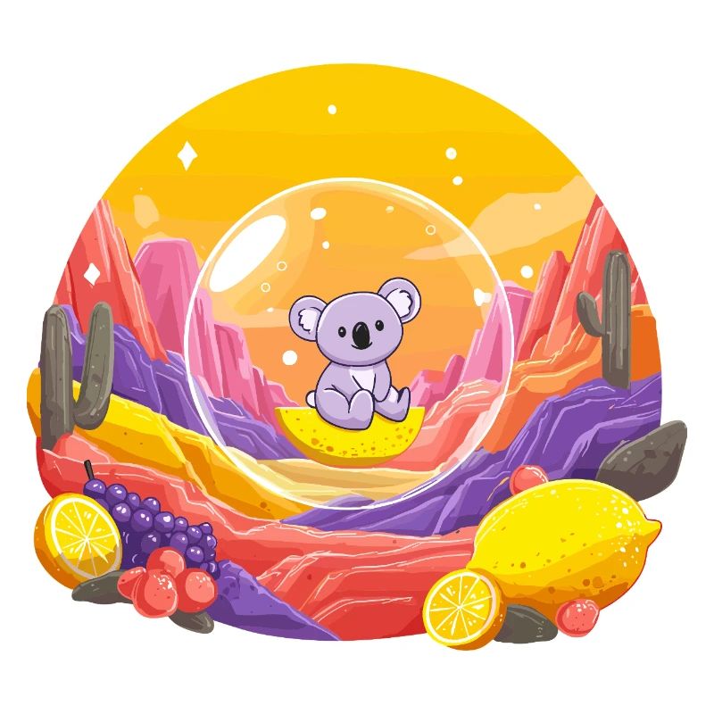 Koala im Glaskugel-Wunderland