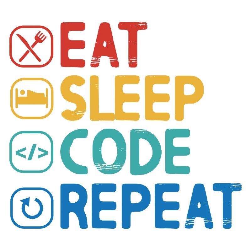 Répéter le code Eat Sleep