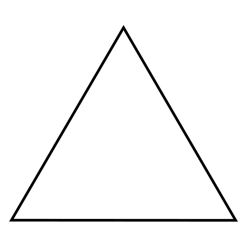 Triangle / / isosceles equilateral / / frame