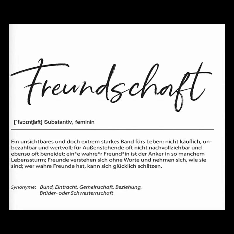 Freundschaft