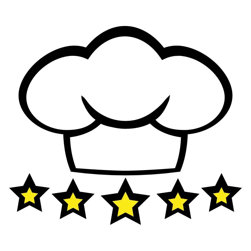 Chef Kitchen Chef's Hat 5 Star Master Cool