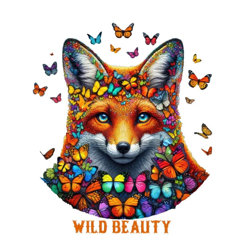 Fox & Flutter Charm