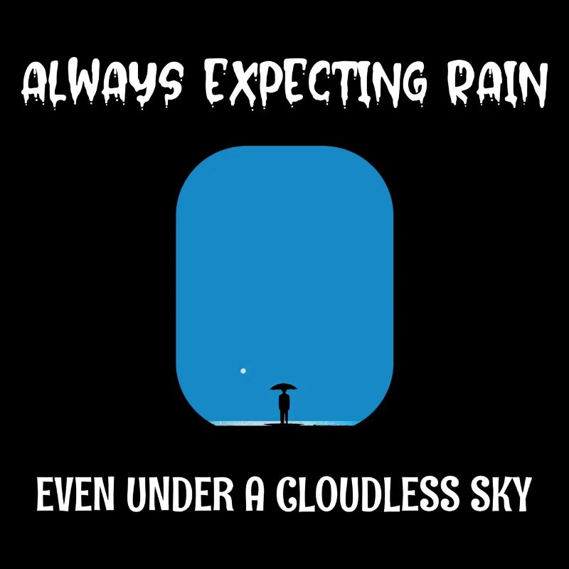 Always Expecting Rain even under a cloudless Sky