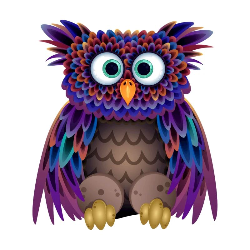 Die bunte Eule