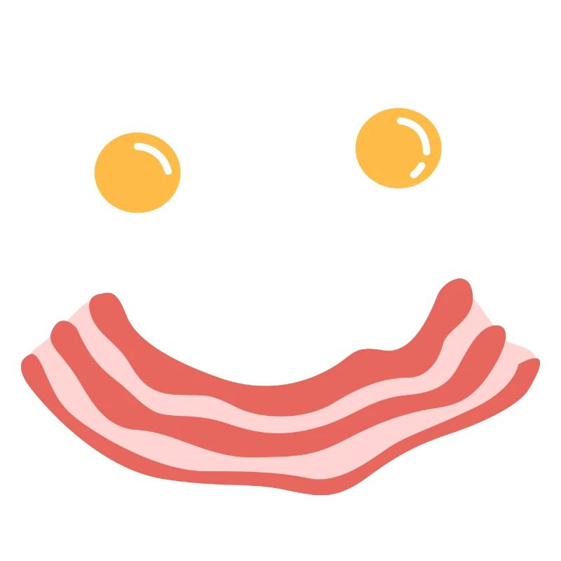 egg bacon Design for a funny designs lovers and