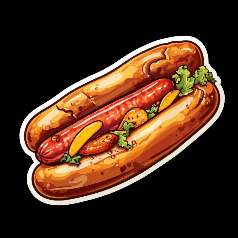 Bratwurst en chignon