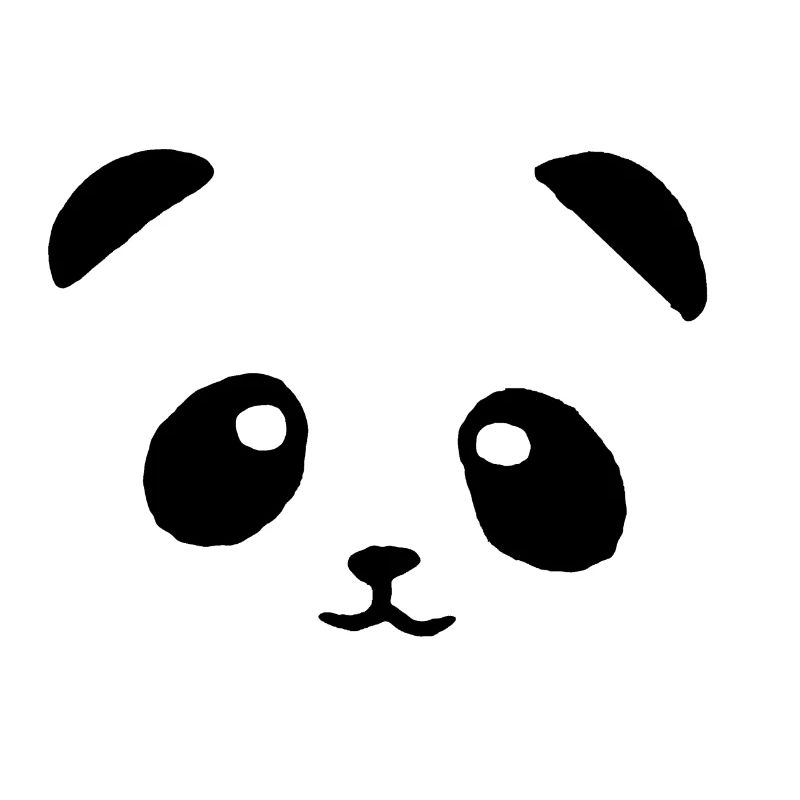 panda face