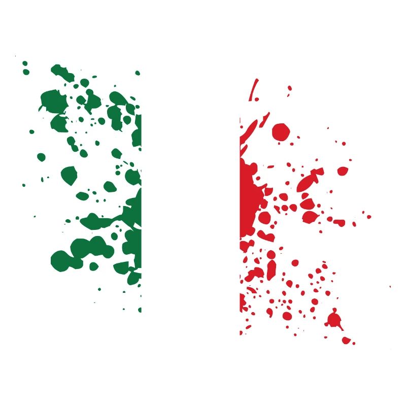 Conception de la tache du drapeau de l’Italie