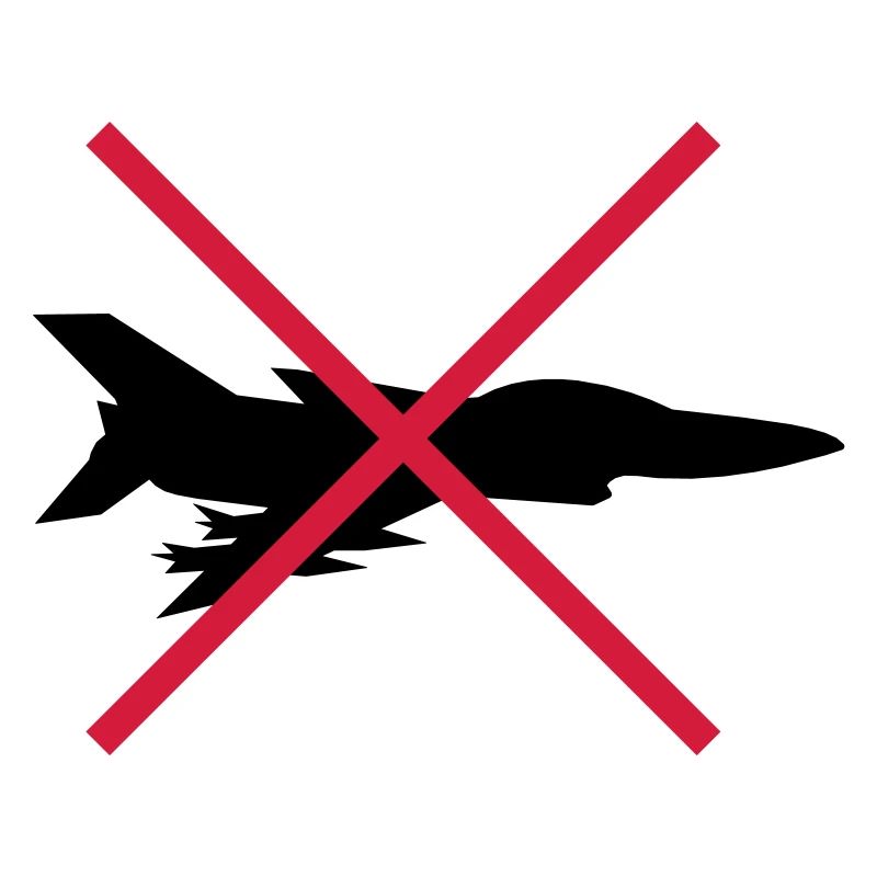 No Fighter Planes Shield