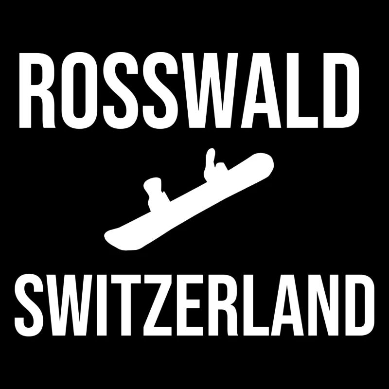 Rosswald Snowboard Souvenir Wallis