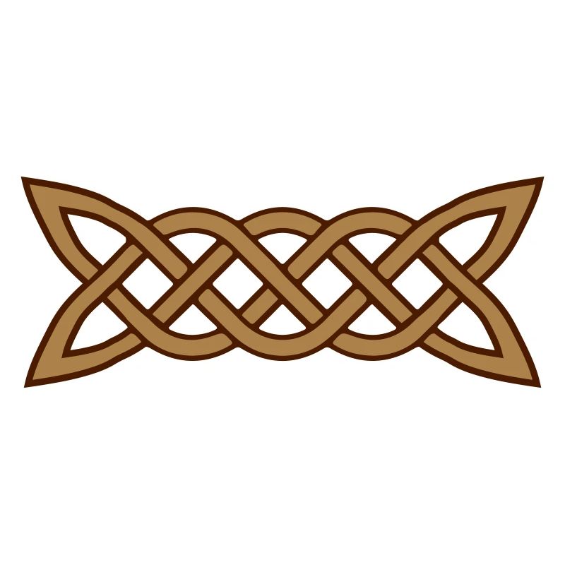 Celtic knot pattern