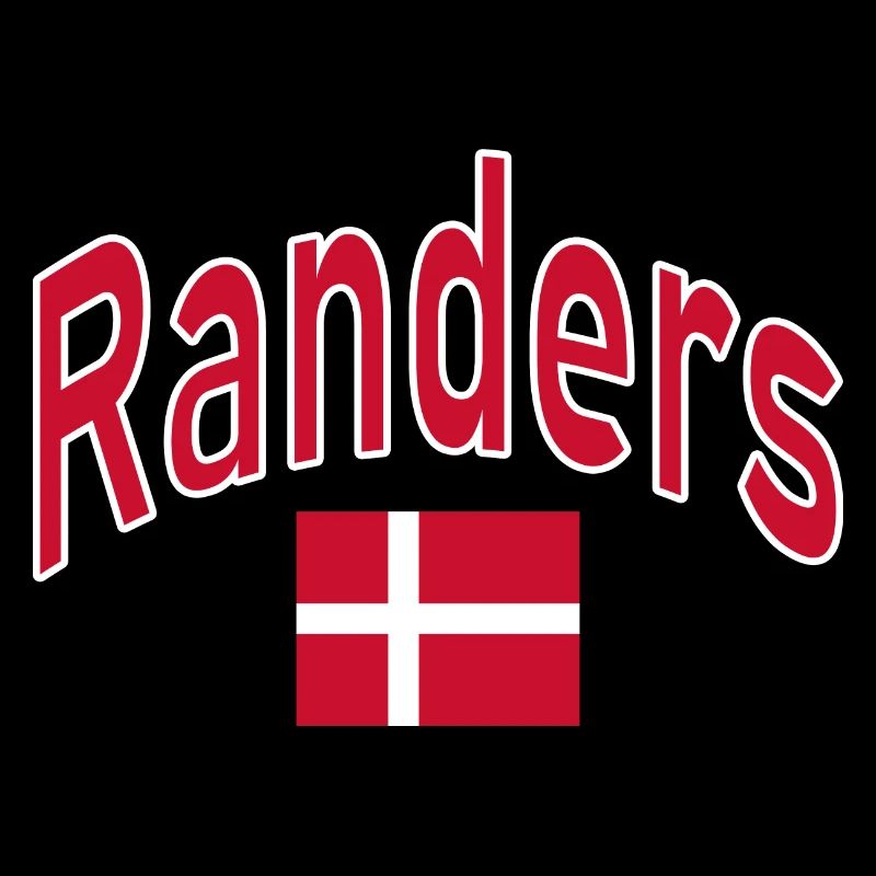 Drapeau Randers Danemark