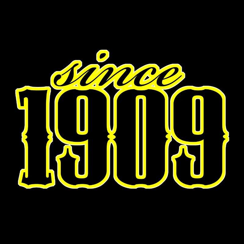 since 1909 (black)