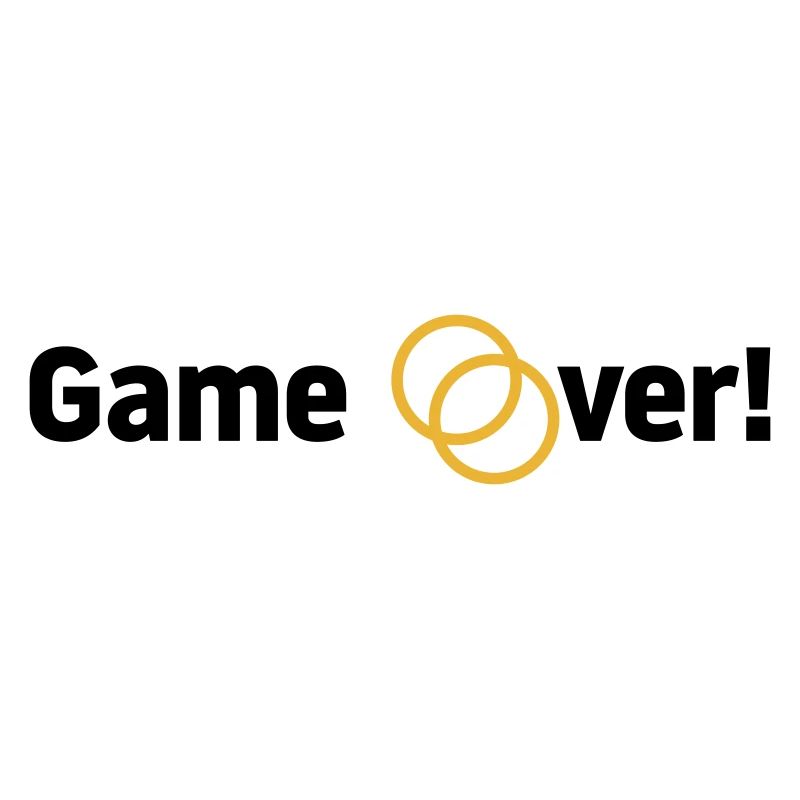 Game over Hochzeit Ehepaar Braut Bräutigam Ringe