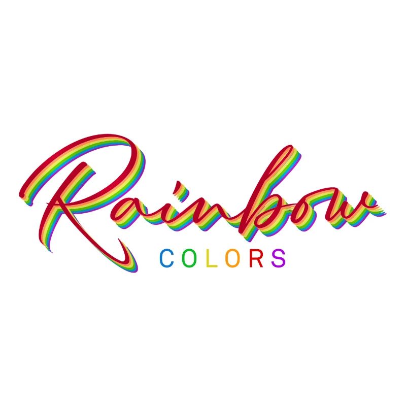 rainbow colors