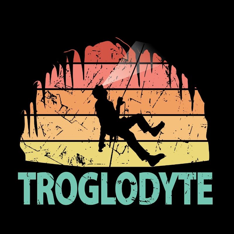 Troglodyte Funny Caving - Cave Explorer Speleology