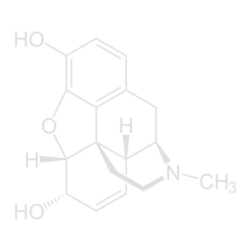 Morphine structural formula