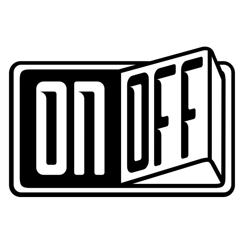 switch on off button turn on off