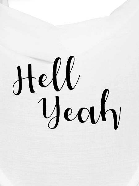 Hell yeah lettering