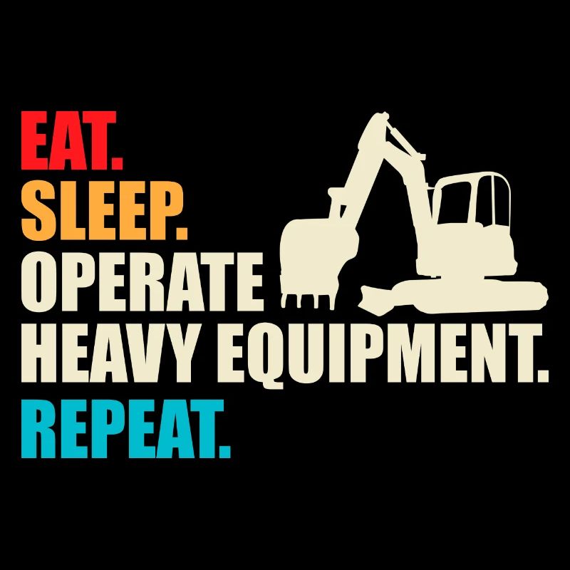 Construction machinery operator Excavator driver Excavator driver Construction workers