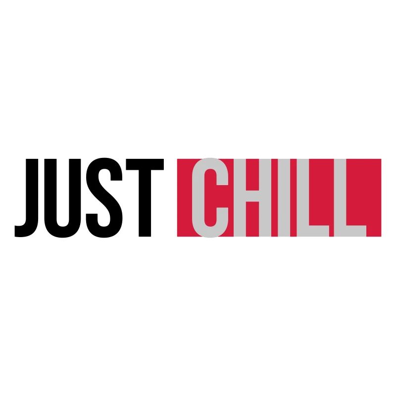 Just Chill Text Logo