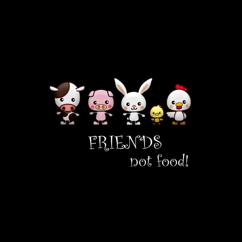 Des amis pas de la nourriture