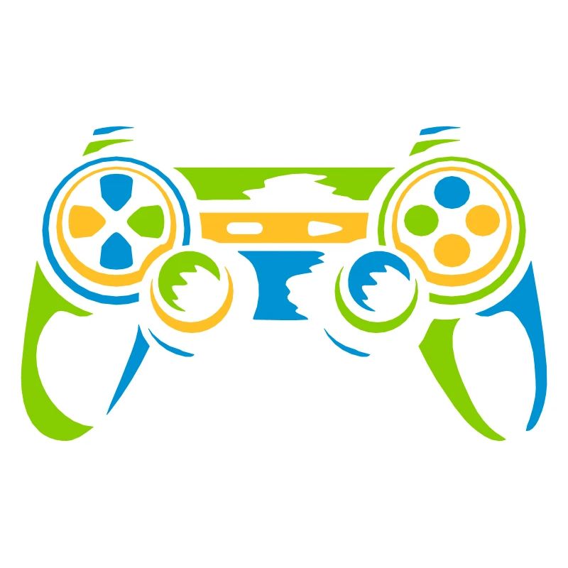 Colorful Controller Retro Console