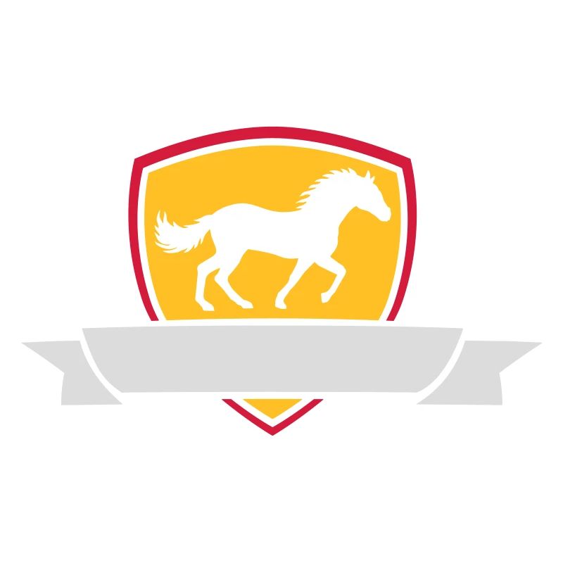 Text einfügen Pferd Banner