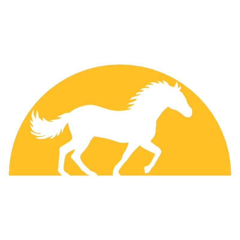 Abend Sonne Pferd Horizont