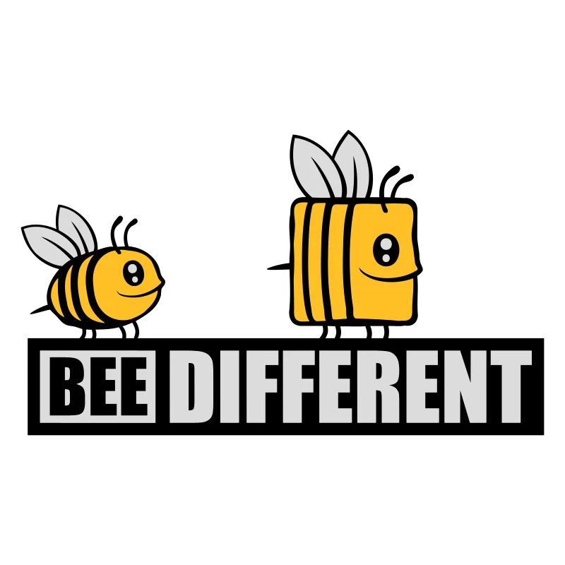 bee different Spruch Zitat