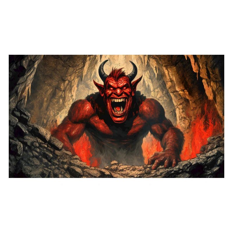devil evil laugh smile monster dark horror scary