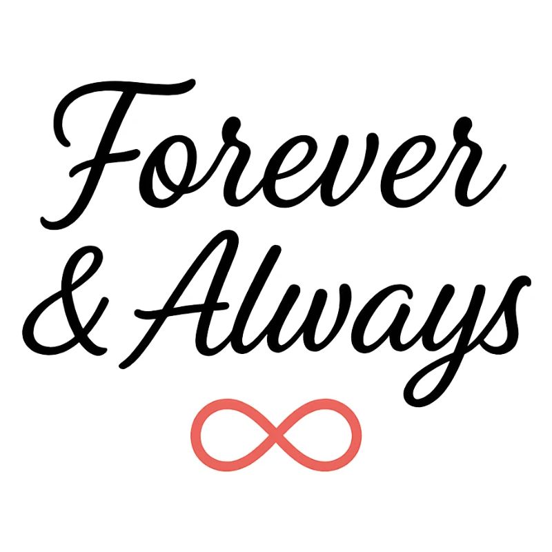 Conception de typographie de symbole de l’infini éternel