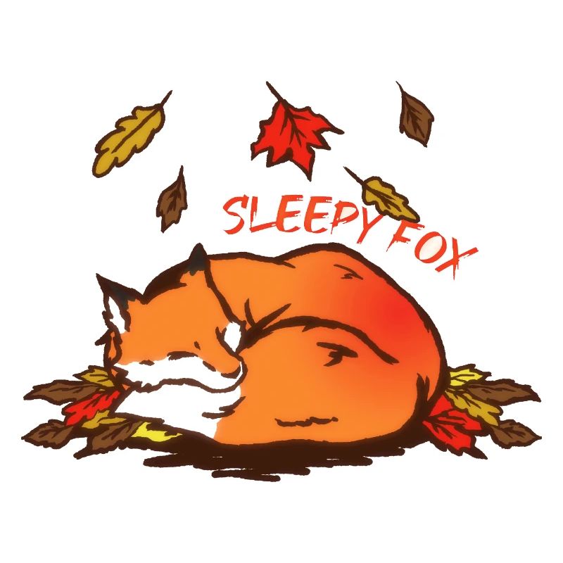 Sleeping Fox Autumn Dream Sleepy Fox