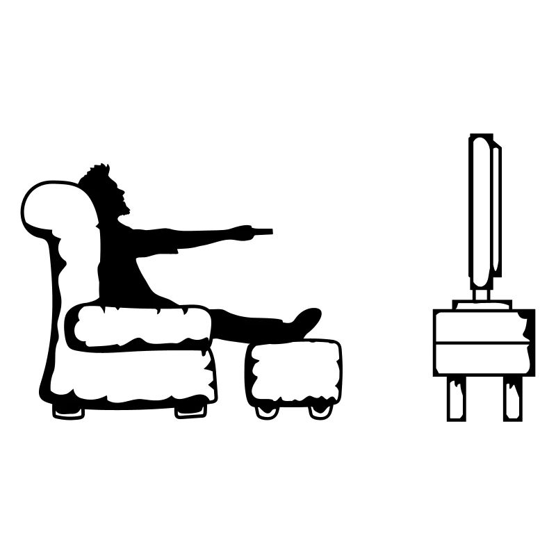 Toggle flat screen tv remote control